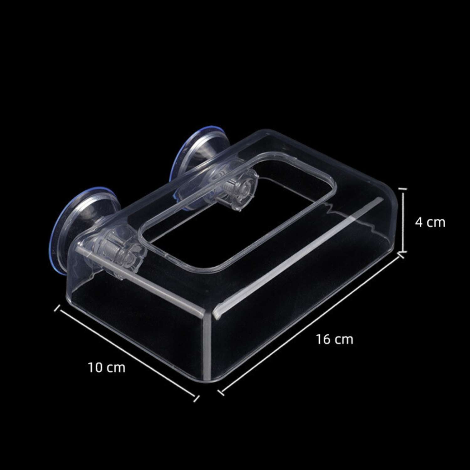 acryl voedingscirkel voor vissen grote vierkante voerbak